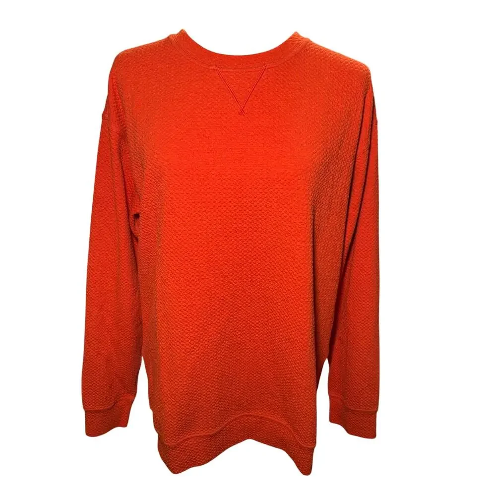 Lululemon All Yours Crew Bubble Dot SweatShirt, Heathered Brick, Women's Large